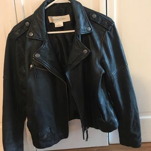 Treasure & bond  100% Leather Moto Jacket